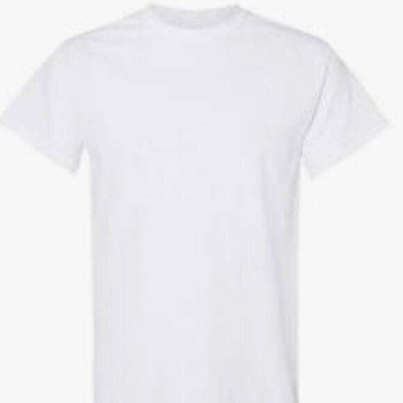 NEW Gildan Men's Small Heavy Cotton Plain Crew Neck Short Sleeves T-Shirt 50… - Picture 3 of 9